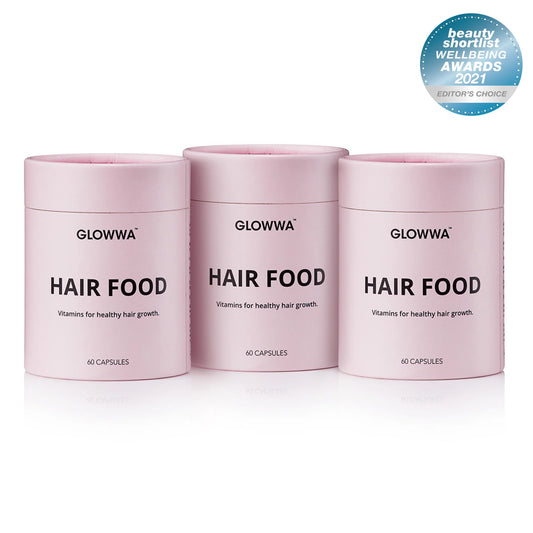 GLOWWA hair food. Three months supply